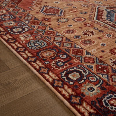 The Rug Seller Nomad 4150 V Traditional Runner Rugs in Multi