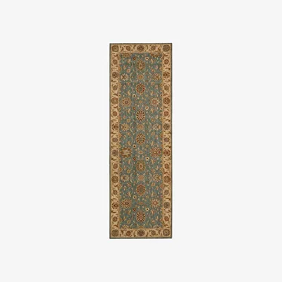 The Rug Seller Living Treasure Hallway Runners by Nourison LI05 in Aqua