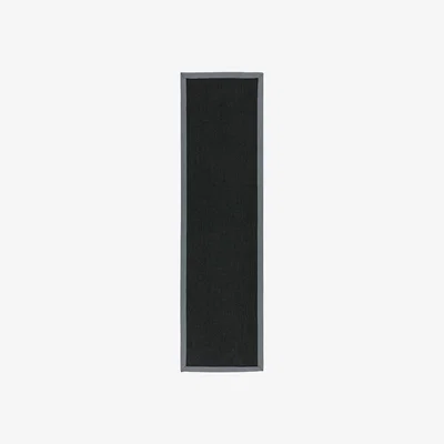 The Rug Seller Sisal Hallway Runners in Black Grey