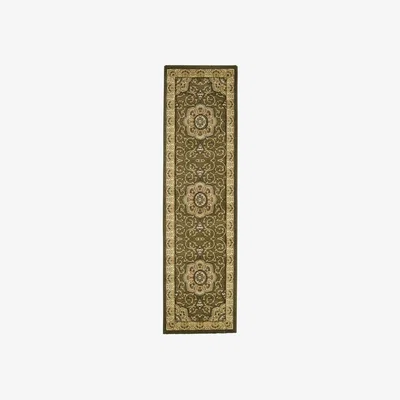 The Rug Seller Heritage 4400 Hallway Runners in Green