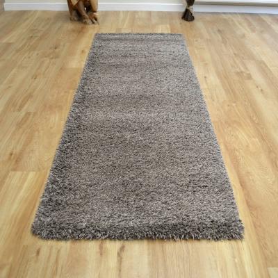The Rug Seller Twilight Hallway Runners 39001 7676 Mink Shaggy
