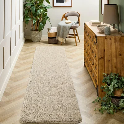 The Rug Seller Buddy Washable Runners in Stone