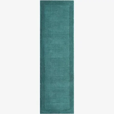 The Rug Seller York Hall Runners in Teal