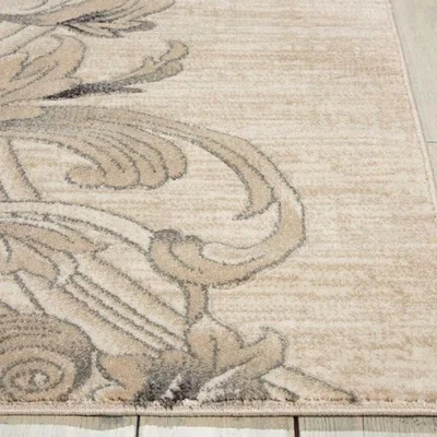 The Rug Seller Maxell Hallway Runner MAE05 by Nourison in Mocha&nbsp;66x229cm