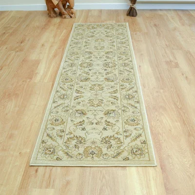 The Rug Seller Ziegler Hallway Runner 7709 in Cream
