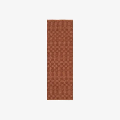 Westwing Hand-Woven Indoor & Outdoor Runner Rune with Geometric Pattern