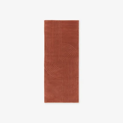 Westwing High-Low Wool Runner Mason, Hand-Tufted