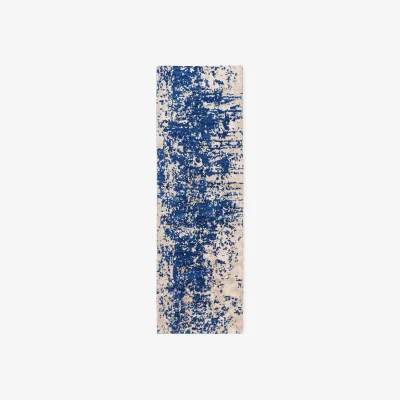 Westwing Hand-Woven Wool Runner Cynthia with Abstract Pattern