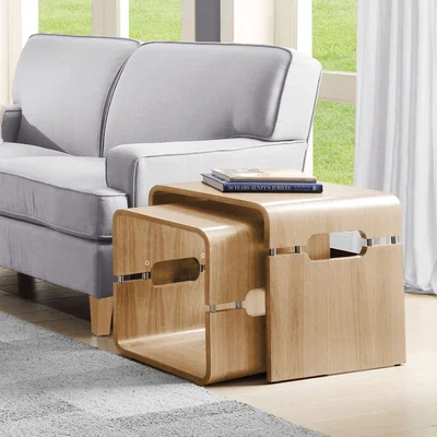 Dunelm Havana Nest Of Tables Oak