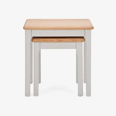 Dunelm Freya Nest of Tables Grey