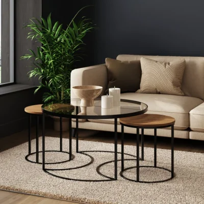 Dunelm Femi Nesting Coffee Tables
