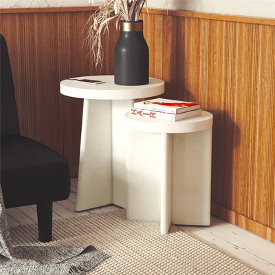 Dunelm Liam Round Nest of Tables