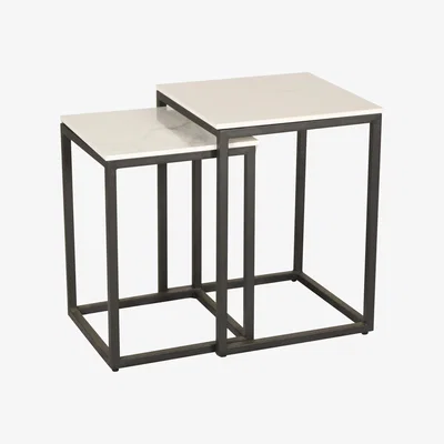 Furniture Village Fredo Square Nest of Side Tables
