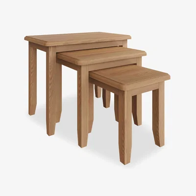 Furniture Village Furnitureland - Cornwall Nest of 3 Tables