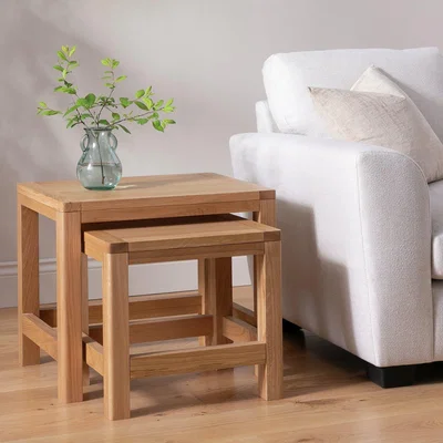 Habitat Habitat Finchley Nesting Table - Oak