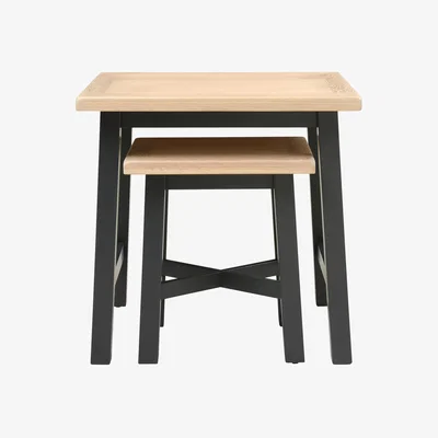 John Lewis Cotswold Chester Nest of 2 Tables