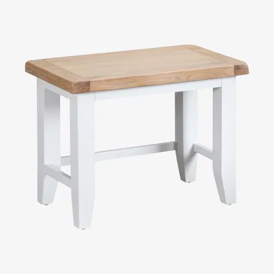 Knees Terranostra Oak Nest of 3 Tables - Old white