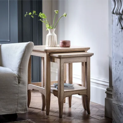 La Redoute Toulon Oak Nest of Tables
