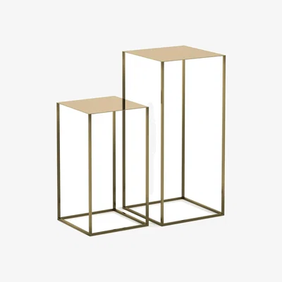 La Redoute Set of 2 Romy Nesting Side Tables in Metal