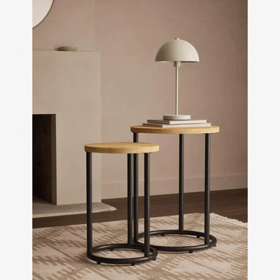 Marks & Spencer M&S Collection Holt Nesting Side Tables - Natural Mix, Natural Mix