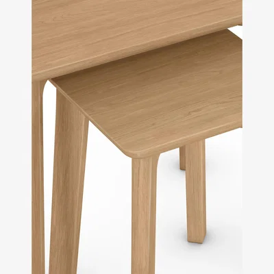 Marks & Spencer M&S Nord Nest of Tables - Oak, Oak