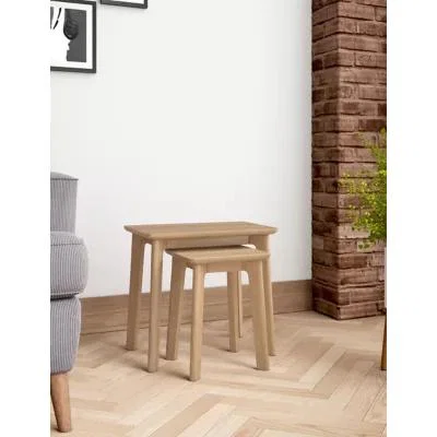 Marks & Spencer M&S Nord Nest of Tables - Walnut, Walnut