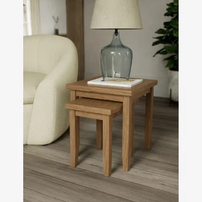 Marks & Spencer M&S Amersham Nest of Tables - Oak, Oak