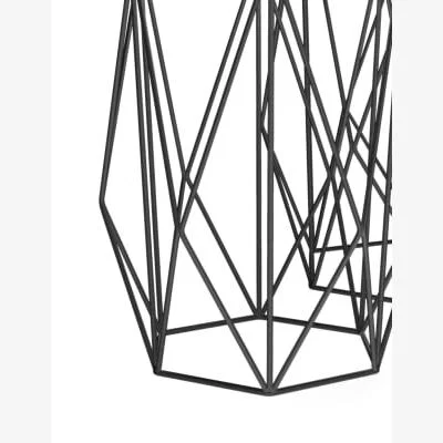Marks & Spencer Loft  Wire Nest of Tables - Black, Black,Light Grey,Chrome