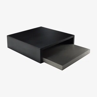 Made in Design Max & Moritz Nested tables - Black phosphated steel by Zeus Black