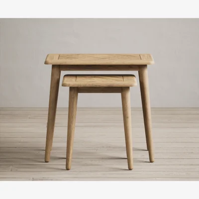 Oak&More Parven Solid Oak Nest of Tables