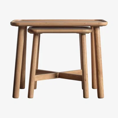 Olivia's Gallery Direct Kingham Nest Of Tables / Brown