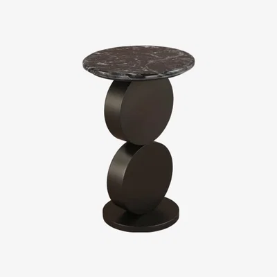 Olivia's Liang & Eimil Pop 2 Black Marble Side Table