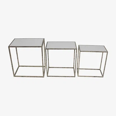 Olivia's Mindy Brownes Set of 3 Irma Marble Tables