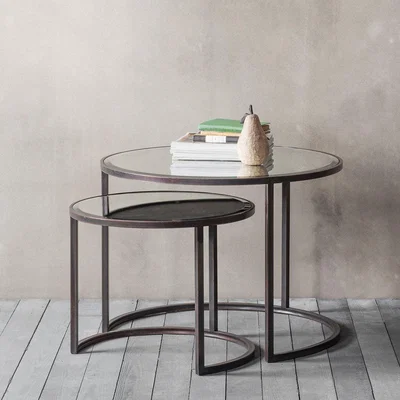 Olivia's Hudson Living Argyle Coffee Table Nest of 2 | Outlet