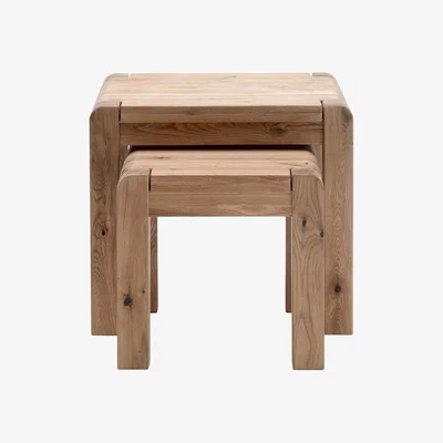 Downtown Downtown Imola Oak Nest Of Tables