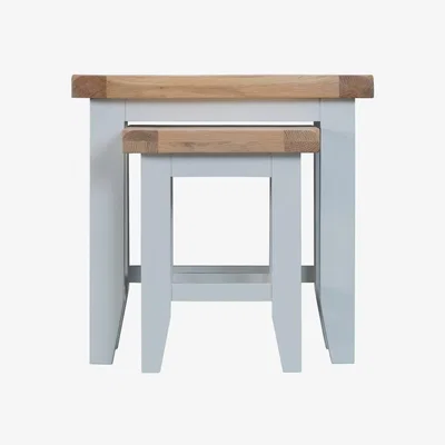 Downtown Tetbury Grey Nest of Tables