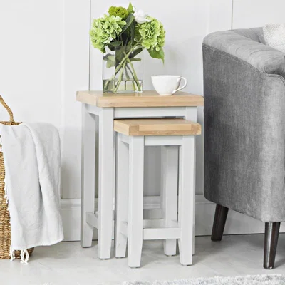 Downtown Easton Nest of 2 Tables - Grey