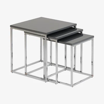 Pagazzi Maidens Nest of Tables Grey