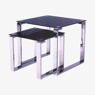 Pagazzi Twinkle Black Sparkle Nest of Tables