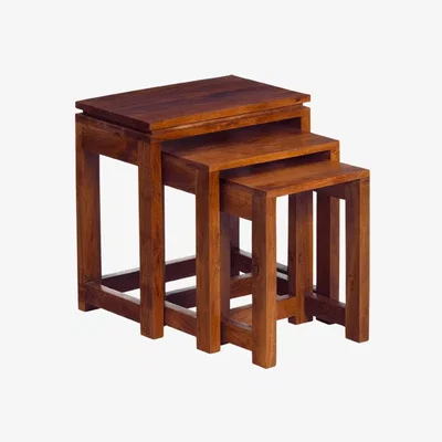 The Range Nest Of 3 Tables - Brown