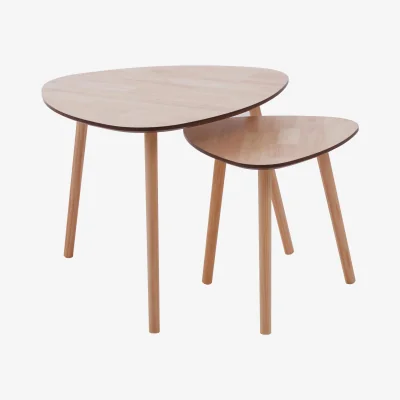 The Range Rostok Set of 2 Nesting Tables - Natural