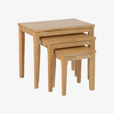 The Range Logan Nest of Tables - Oak