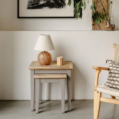 The Range Florence Nest of Tables - Dove Grey