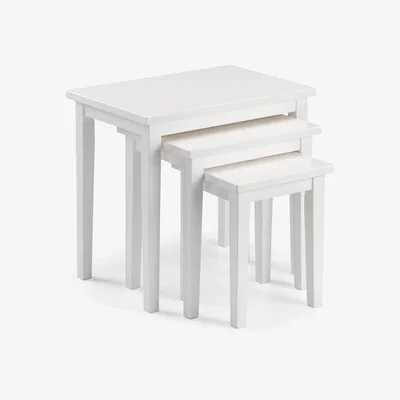The Range Cleo Nest Tables - Pure White