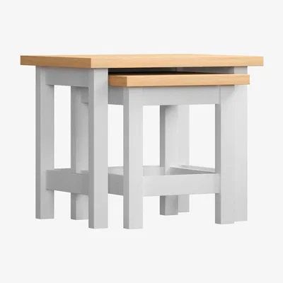 The Range Arlington Nest Of Tables - White