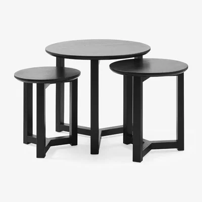 The Range Nidri Nest Of Tables - Black