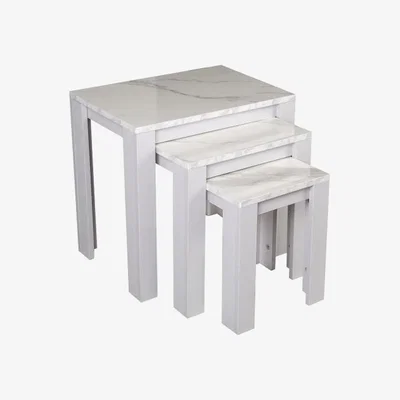 The Range Kosy Koala Marble Effect Nest Of Tables Set Of 3 - Marble Effect