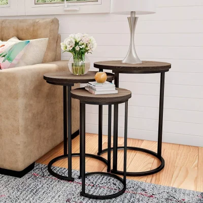 The Range Nesting Tables - Brown/Black