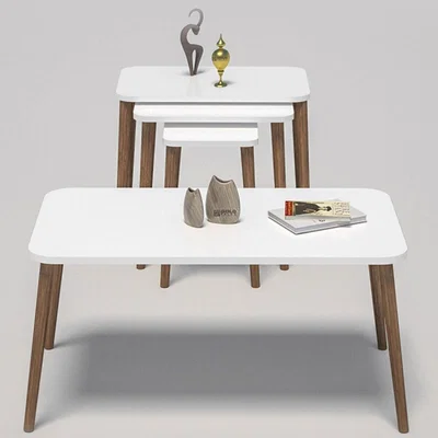 The Range 4 Piece Set of tables  - White
