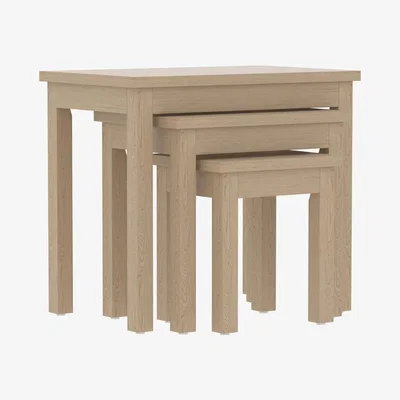 The Range Oakridge Nest of Tables - Oak